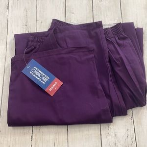Women’s Cherokee Workwear Pants in Purple- Size 3X Petite